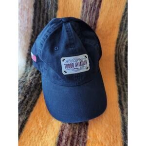 Tudor Aviation AHEAD Mid-Fit Golf Hat Strap back Ball Cap Private Jet Luxury